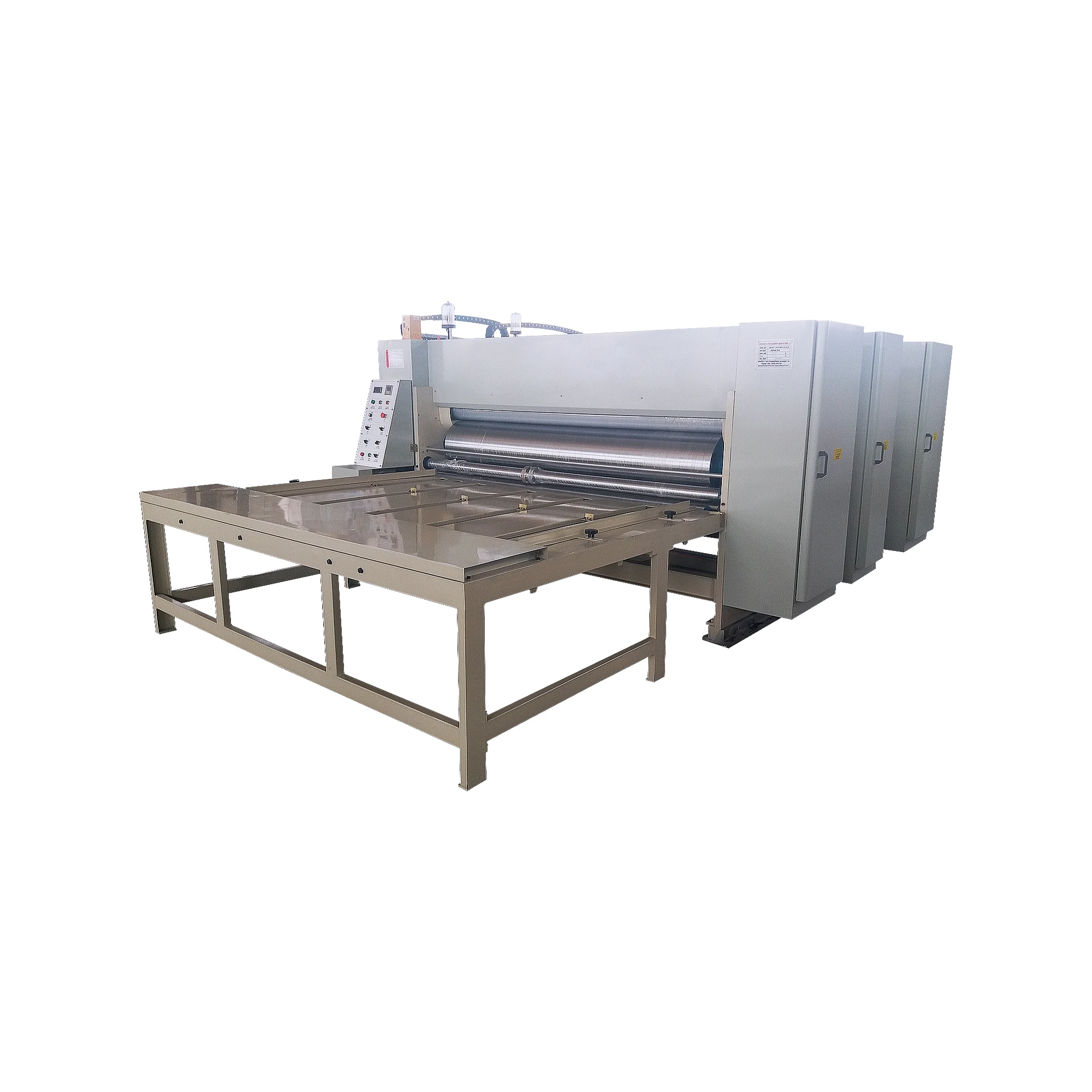 good price and high speed printing die cutting machine/carton box flexo chain feeding printing slotting machine
