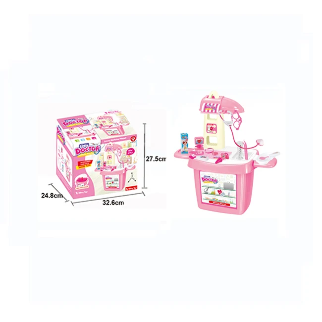 
Plastic educational funny pretend play doctor set toys for kids 