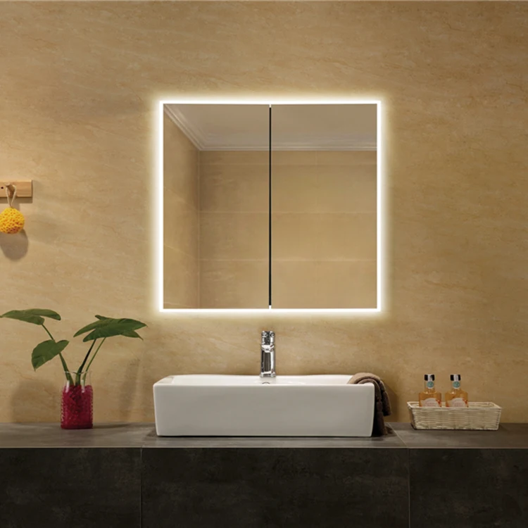 Cabinet Mirror Led Mirror Cabinet Bathroom Vanity Lighted Storage Smart Medicine Led Mirror Cabinet