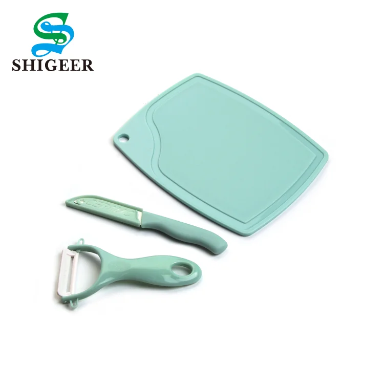 Factory Wholesale Customized Kitchen Use Multicolor Ceramic Vegetable Peeler Fruit Knife Set