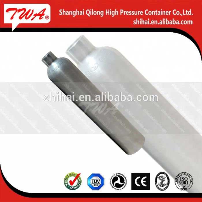 2021 NEW DESIGN 0.6L CO2 Gas Cylinder 0.6L Aluminum Soda Maker Cylinder