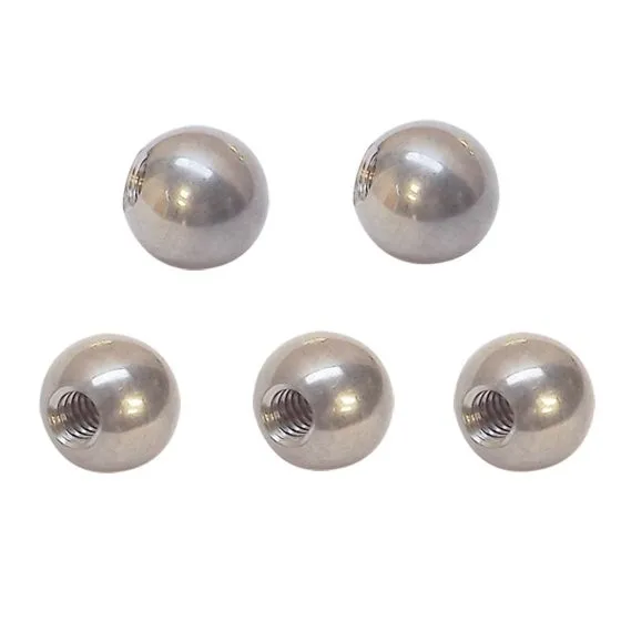 Stainless Steel 303/316 custom precision polishing special solid  round ball Nut