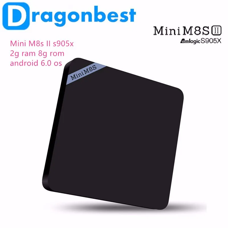 Полный фильм «mp4 HD мини M8S II Android 6,0 2g 8g 4K Смарт android tv box MX pro T95 Q коробка