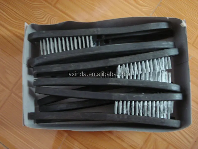 factory  plastic brass steel wire brush with good price