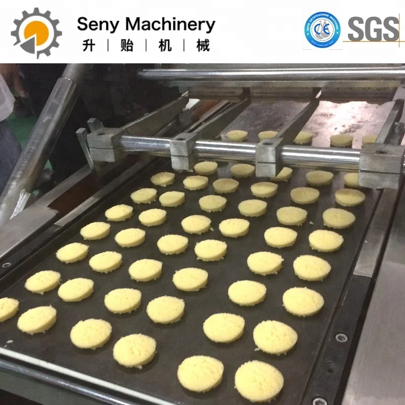 Manual PLC China Cookies Making Machine Wire Cutter Cookie Machine, Stainless Steel 220v , High Productivity