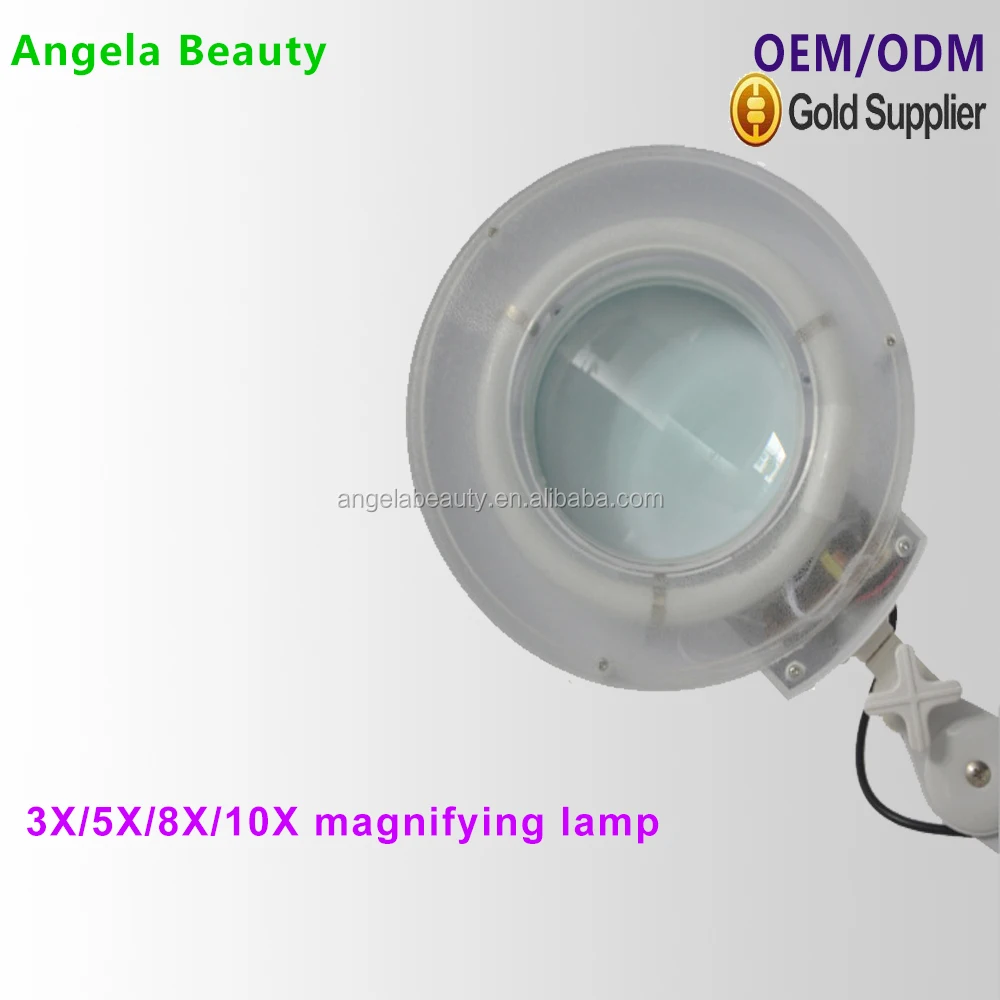 A1027 увеличительная Настольная лампа с зажимом крокодила, Портативная Лупа