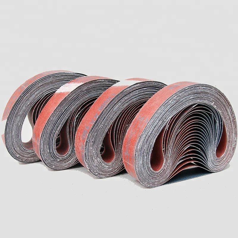 30x533mm Calcined A/O Abrasive Dry Grinding Belts For Glass Edge