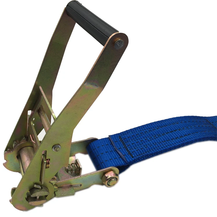 
High strength long-life material 38 mm ratchet strap 