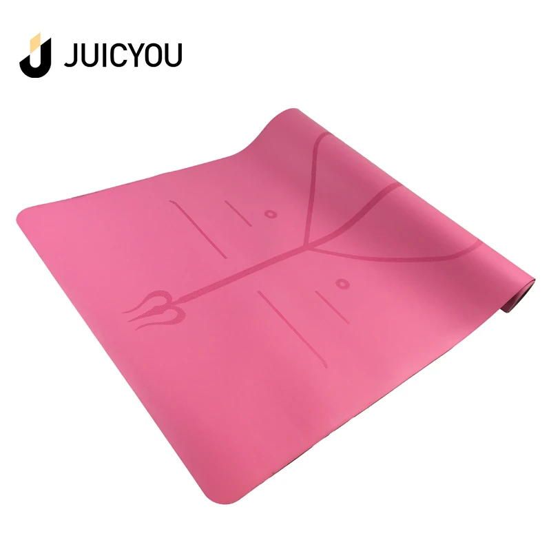 High Quality Manufacturer wear-resisting Private Label Fitness eco friendly natural rubber black PU yoga mat