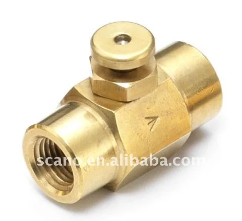 
 Высококачественный латунный пневматический кнопочный клапан с внутренней резьбой  
