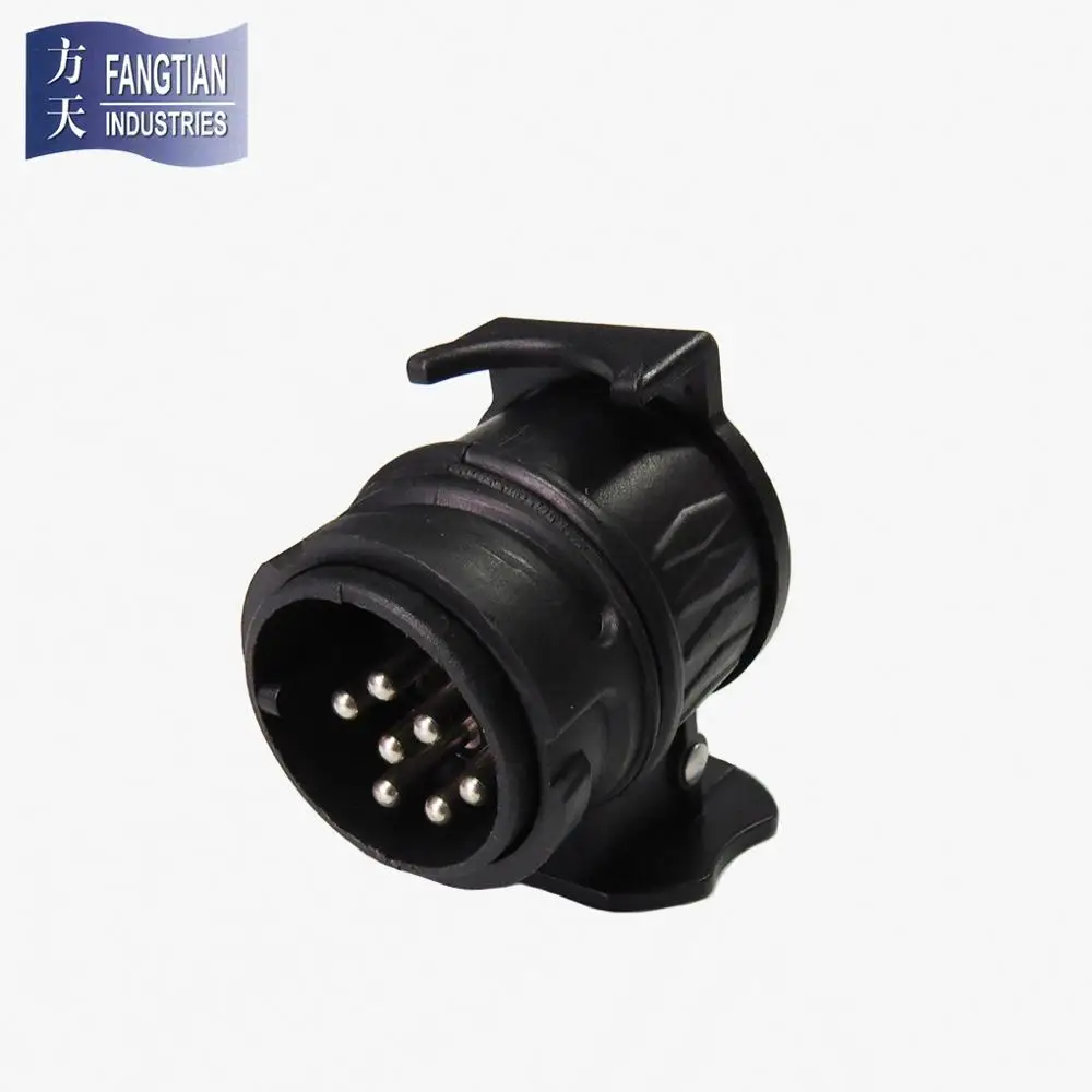 13 pin 7 Pin Plastic Casing Male Trailer Adapter Plug 12V