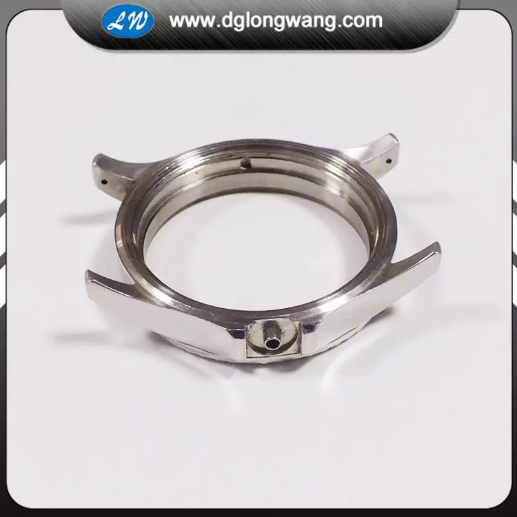 High precision Custom Stainless steel 316L CNC titanium watch case