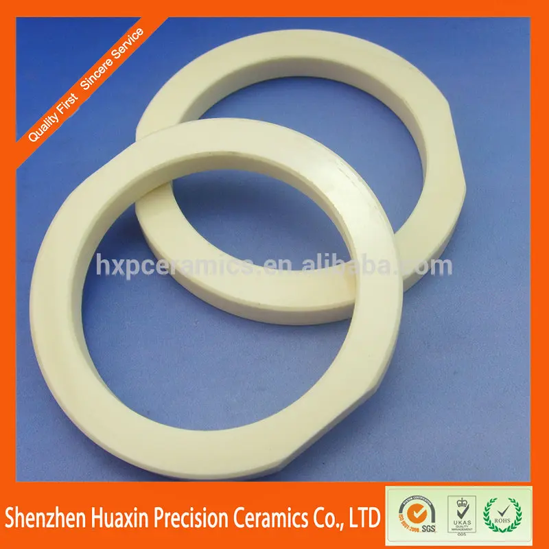 высокого глинозема керамический ролик/глинозема керамические кольца/al2o3 кольцо