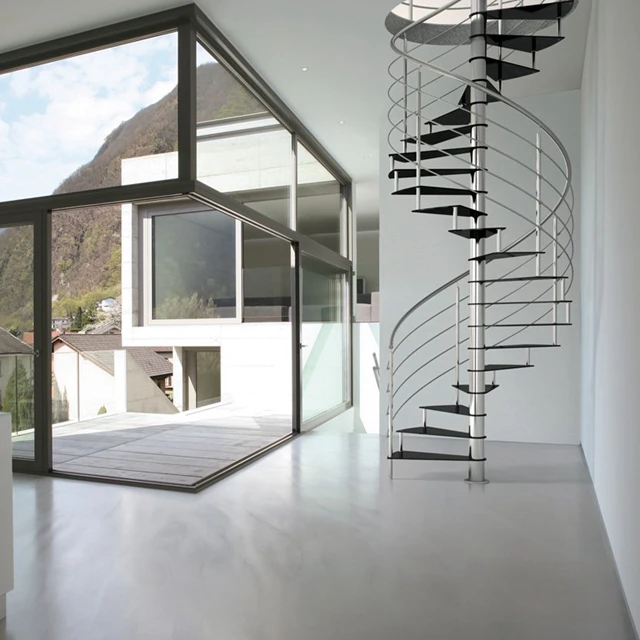 Outdoor Used Spiral Staircase Price/Modern Prefabricated Spiral Stair