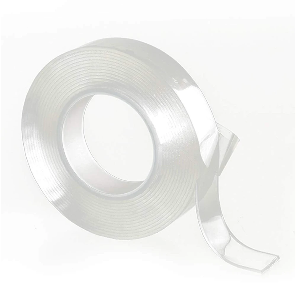 3 Meter Double Sided Sticky Pad Nano Tape Clear Super Stickiness Gel Grip Tape Reusable Removable Washable Gel Tape