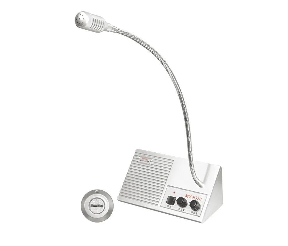 
Bank counter or station service communication 2 way wireless window intercom with loud voice 