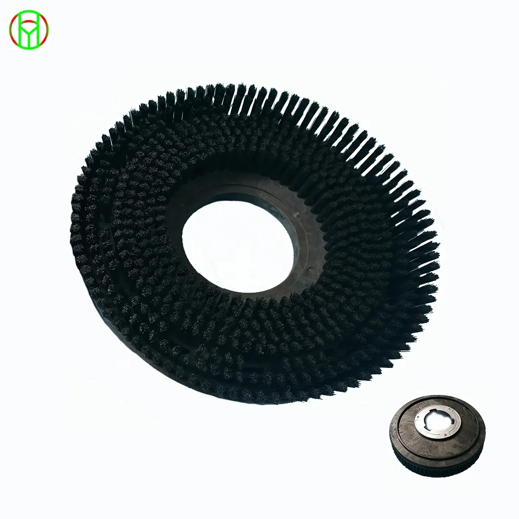 Floor Scrubber Machine 16 Inch Black PPN Bristle Brush Plate