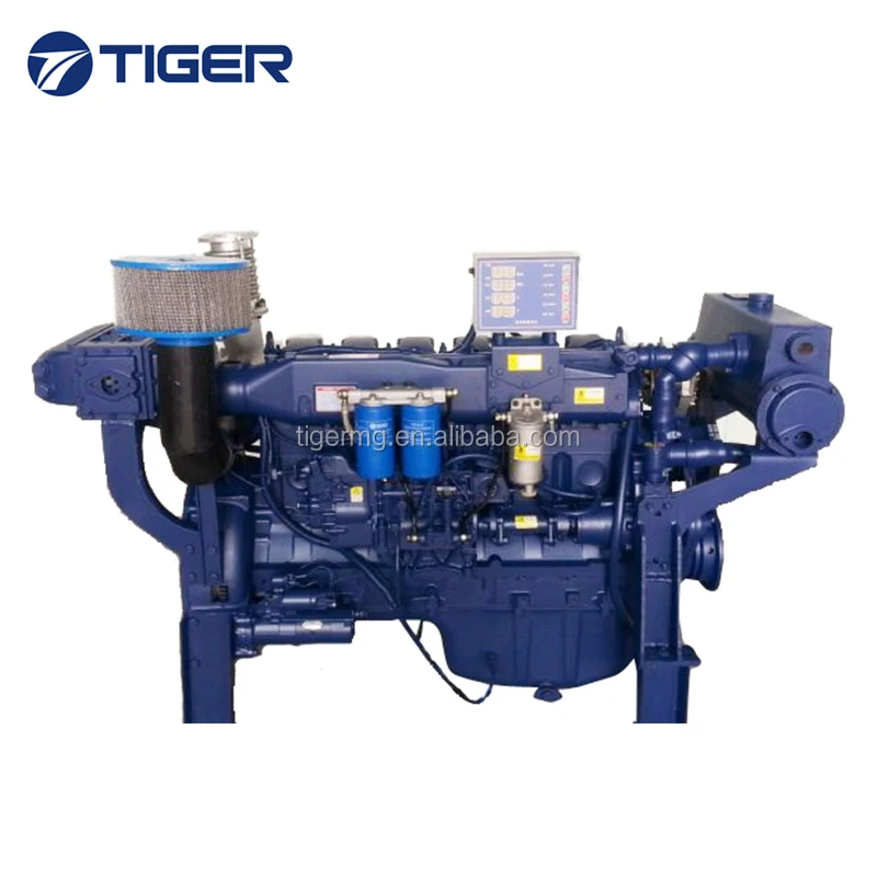 Weichai WP12C400-18 400hp 300kw marine propulsion diesel engine