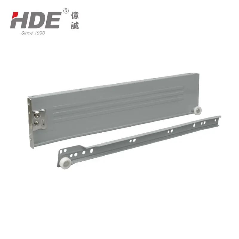 Soft closing tandem Metal box drawer slide heavy duty drawer type slide rail for kitchen