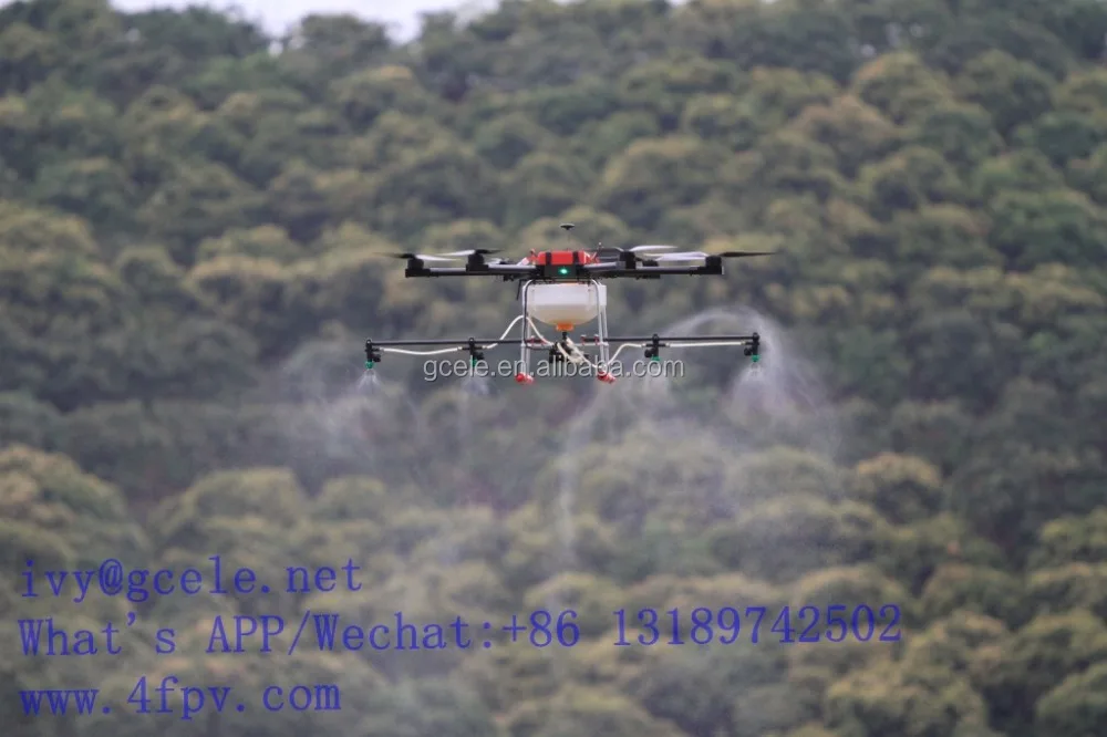 Professional 10L 6 rotor UAV heavy load Crop Sprayer,agriculture machinery drone,RC Helicotper drones with GPS HD Camera