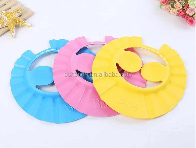 Safe Shampoo Shower Bathing Protect Soft Cap Hat for Baby Children Kids
