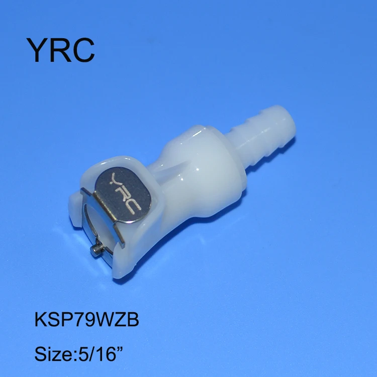 hose barb mini quick release plastic tubing 3/8 barbed elbow couplings