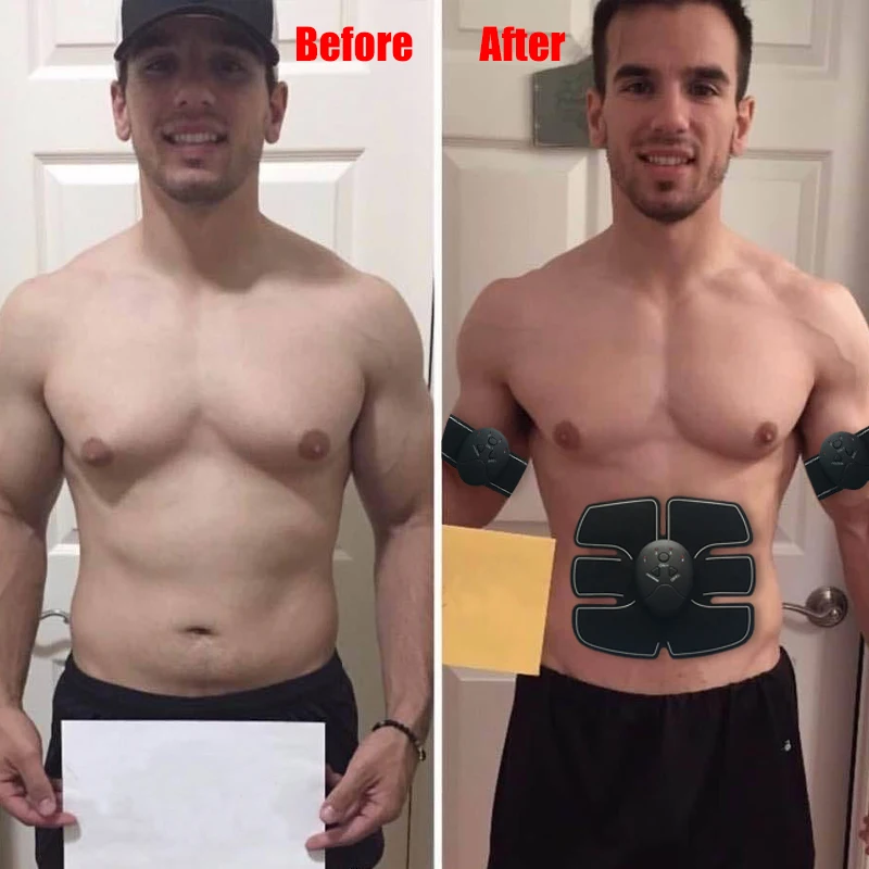 EMS Electronic Custom LOGO Fitness Training AB Massage Stimulation Muscle Trainer Belt