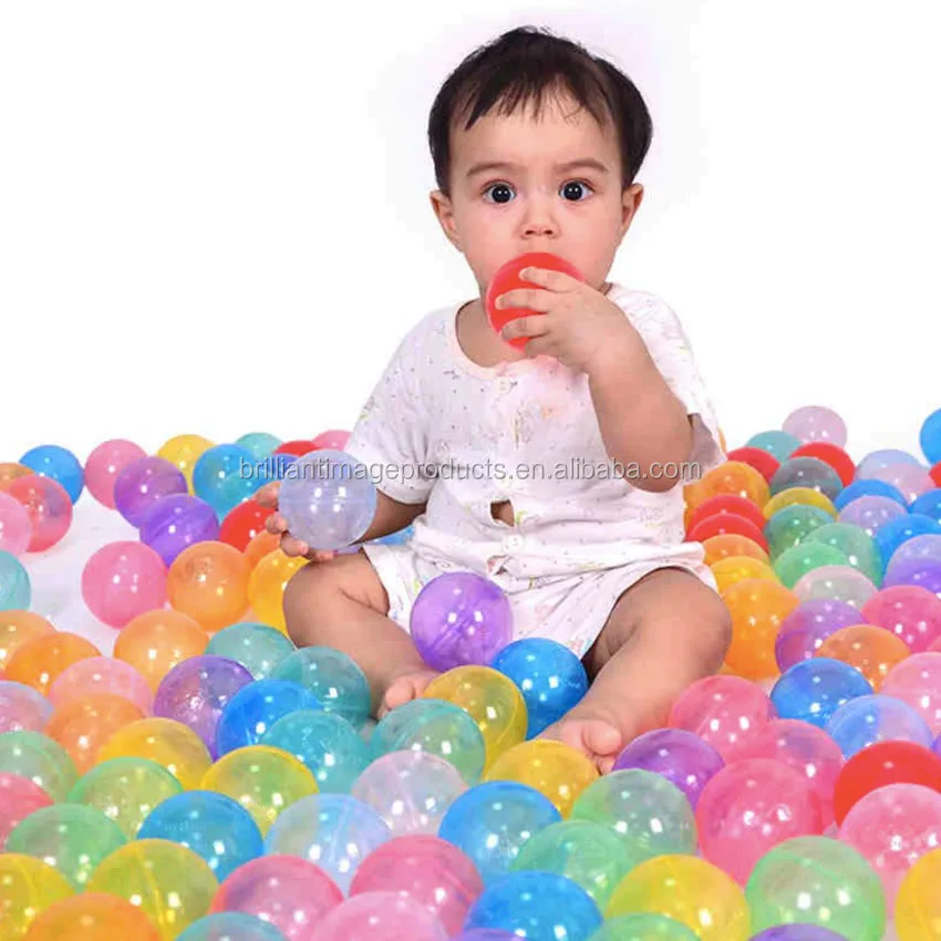 Wholesale Clear Plastic Round Ball Clear Plastic Ball Pit Balls