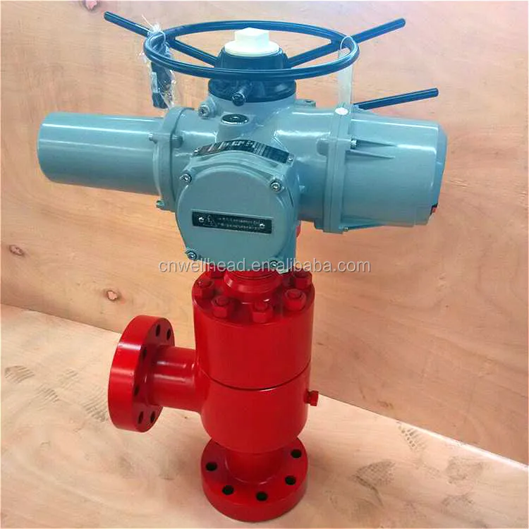 API 6A CC80 Cage Type Choke Valve/Electric Actuated Choke Valve