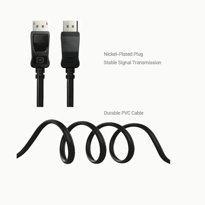 DisplayPort to DisplayPort Cable 4K 60Hz DP Male to DP Male Monitor Video Cable