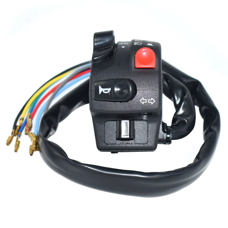 Универсальный переключатель питания на руль мотоцикла, 7/8 дюйма, 22 мм, 12 В