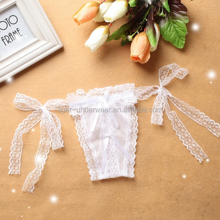 open crotch women sexy g string lace thong