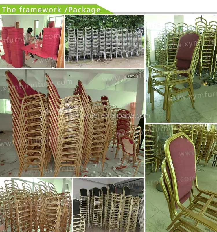 2016 Hot Sale Stacking Restaurant Iron Banquet Chair