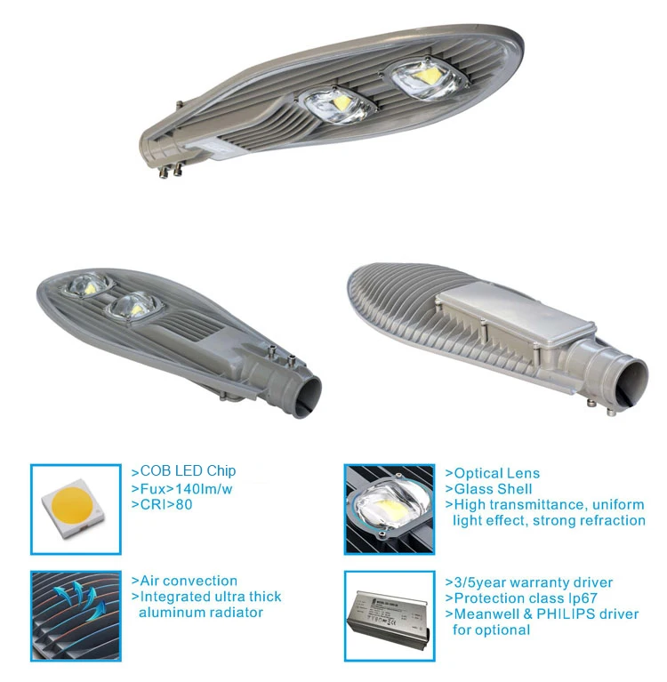 100W Solar LED Street Light High Quality 5 Years Warranty