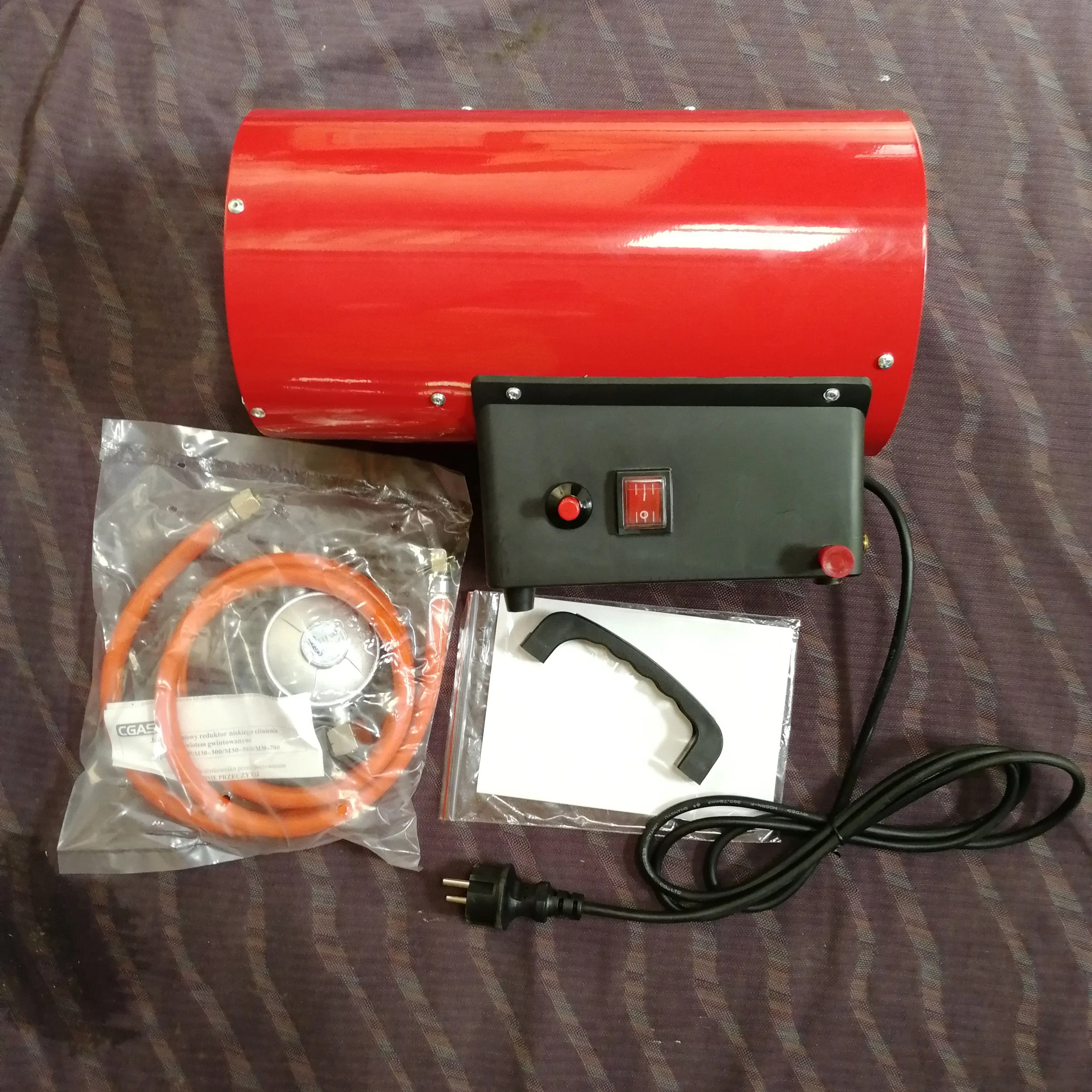 Space ignition industrial gas heater with handle GH-15M