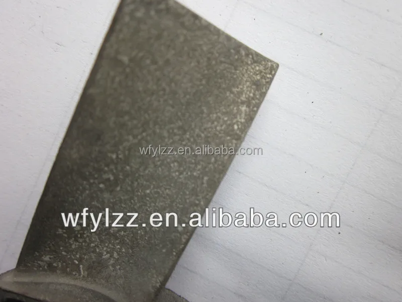 Вложение вакуумное литье турбинное лезвие Superalloy используемое для локомотивного турбо