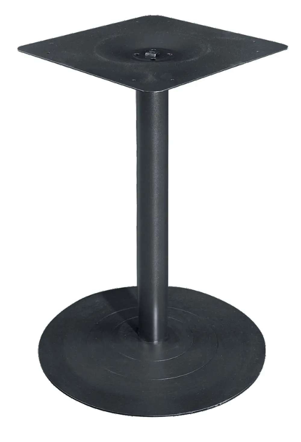 Cast Iron Pedestal Table Bases Black Table Leg Flat Shape Plate Base