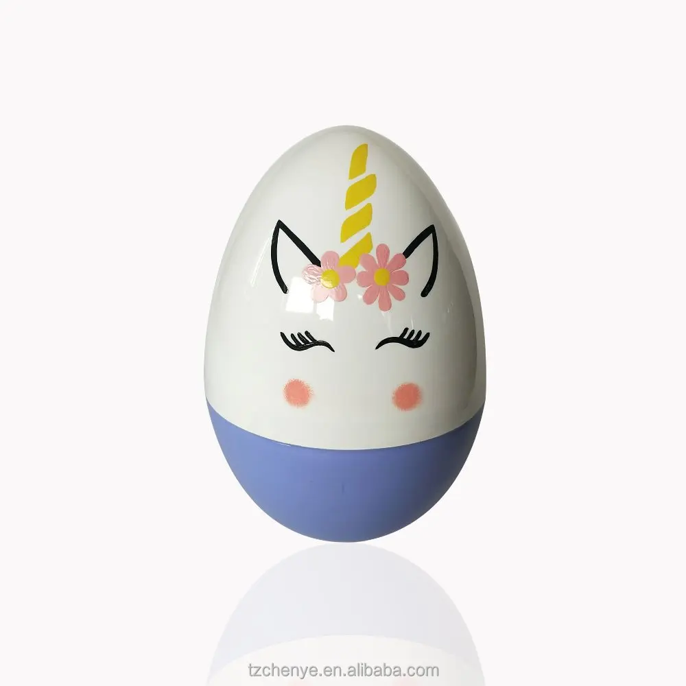 Hot selling plastic easter eggs large plastic easter eggs Paint animal eggs