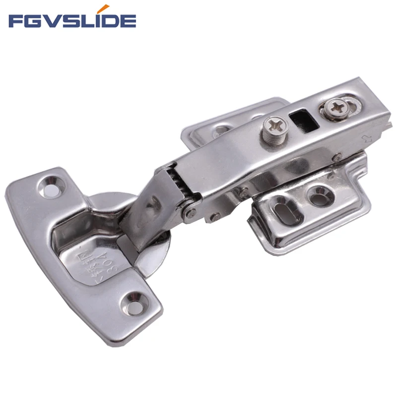 Furniture hardware 35mm concealed auto door hinge slide on two way stainless steel hinge for cabinet