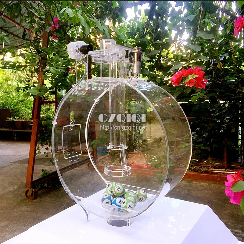 Popular lottery machine working by air blowing for lottery machine games and bingo machine games