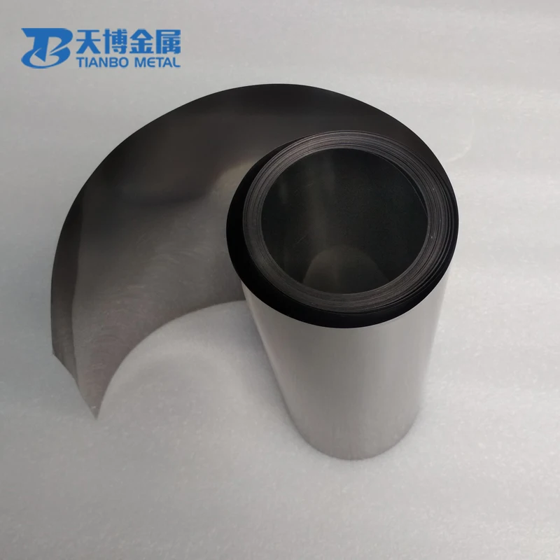 
High precision Low cost high purity Cold Rolled 99.95% Tungsten Foils stocks Manufacturer supplier factory baoji tianbo metal company 