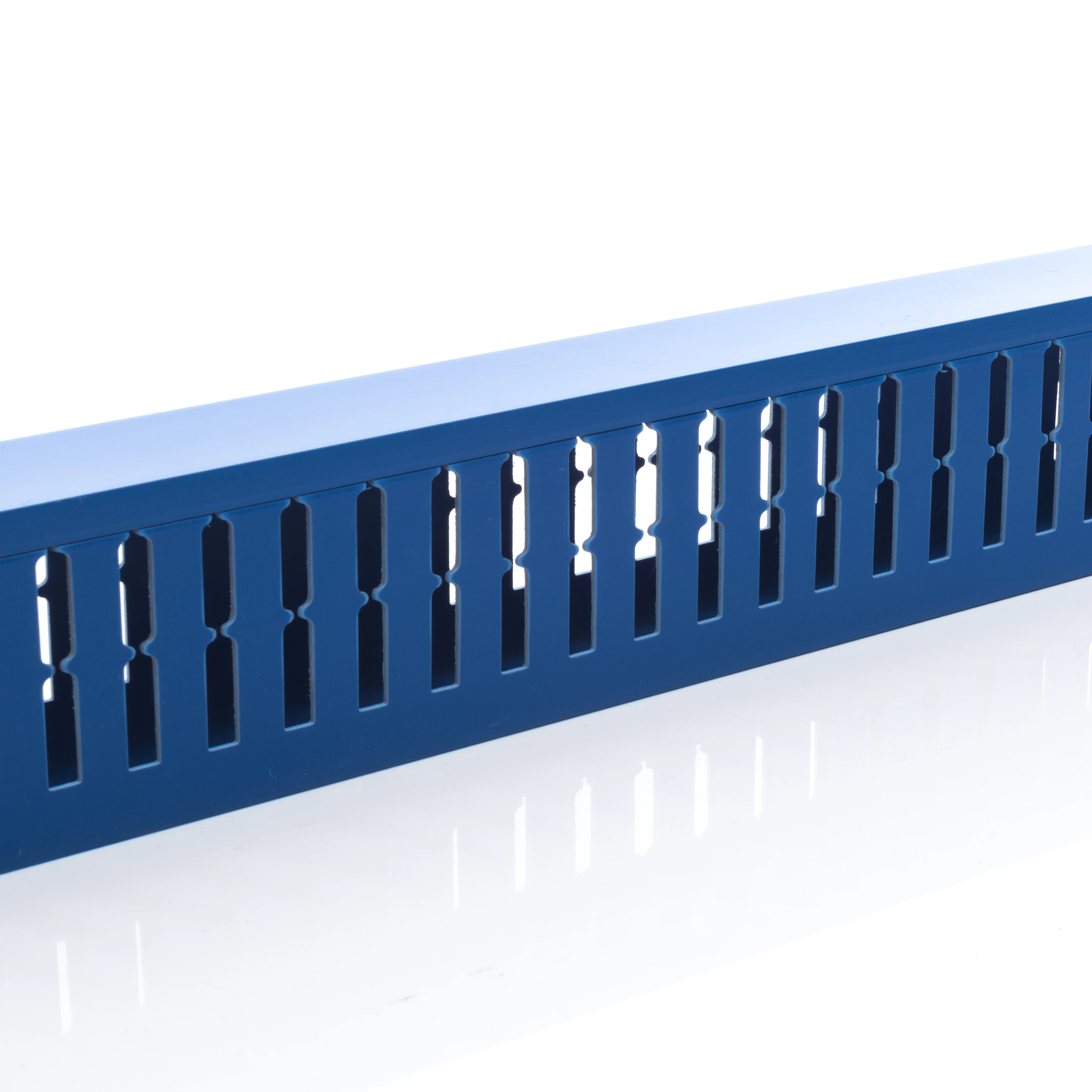 
EASCO RoHS Cable Running Open Slot PVC Wire Ducts PVC Slotted Trunking Blue 