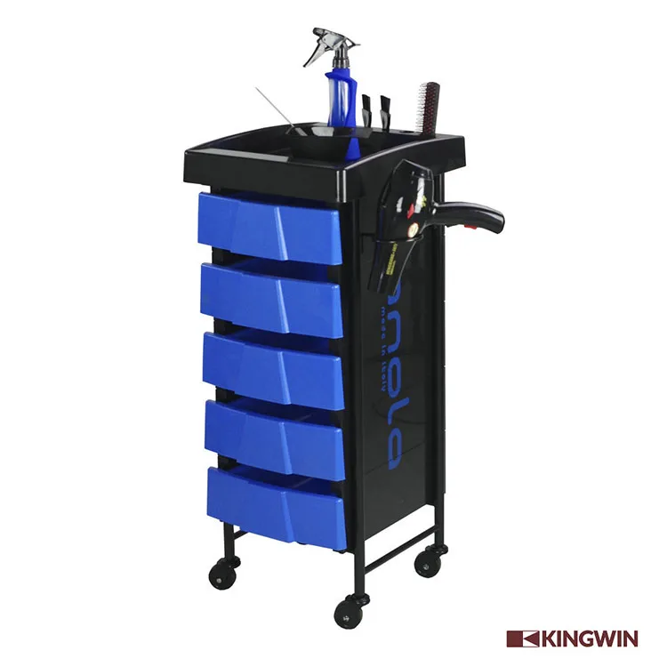 kingwin hair dressing salon cabinet trolley,beauty trolley for beaty salon