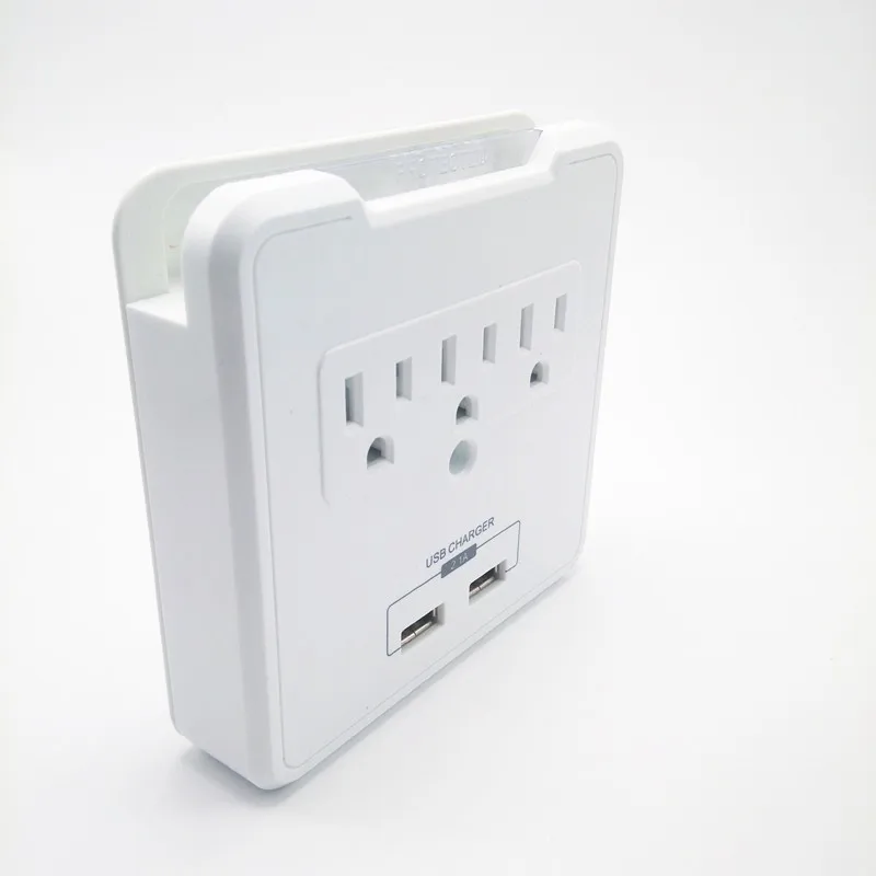 Американский стандарт USB настенное зарядное устройство с защитой от перенапряжения