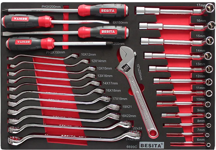 365pcs Shock absorbers socket tools mechanic Corrosion-Resistant 72 teeth ratchet handle tool chests cabinets tray set