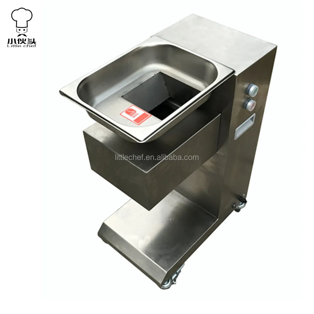 Restaurant use 2018 meat cutting machine Stainless steel Fresh Meat Slicer meat cube cutter