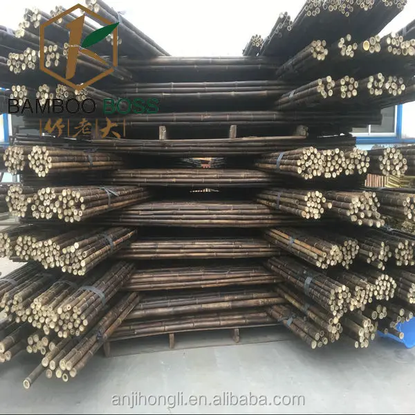 Decorative Building Large Dry Moso Natural Black Bamboo Cane