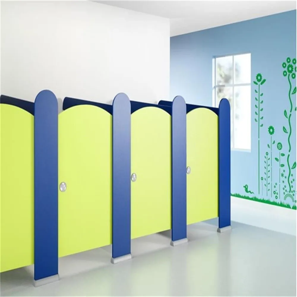 12mm compact laminate panel Kindergarten toilet partition