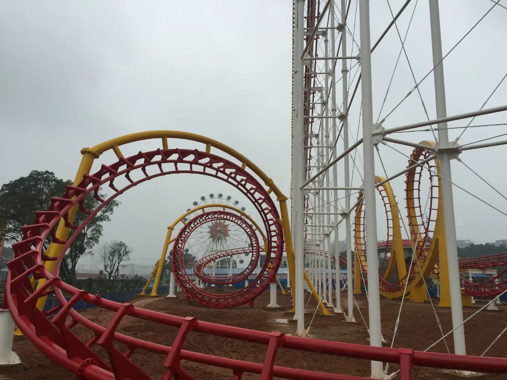 Американские горки из Китай аттракционы завод очень стимул