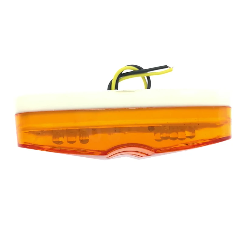 LED Truck Trailer Side Marker Clearance Lighting Indicator Amber Lights